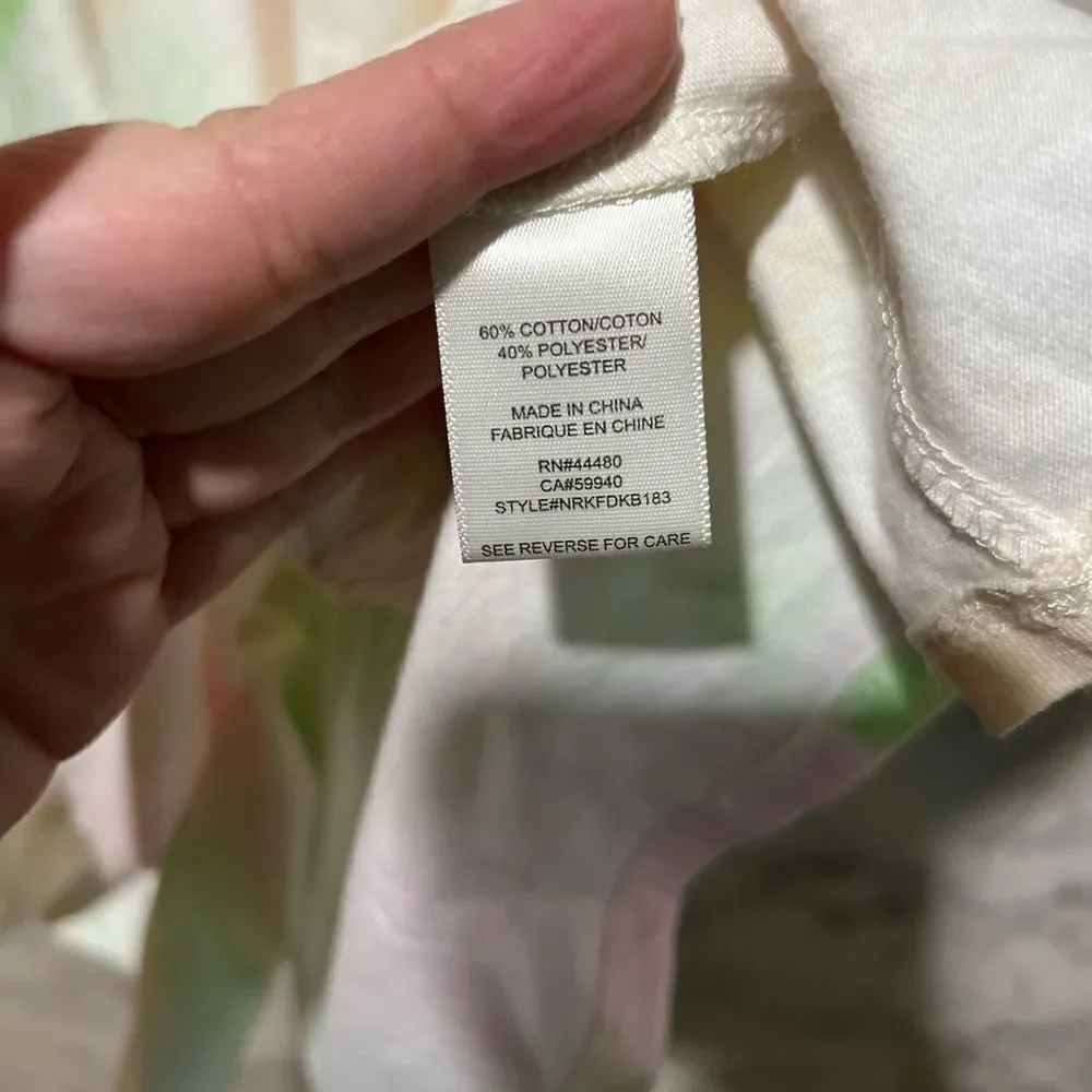 Love, Fire NWT Girl's Pastel Tie Die Dress - Size XL